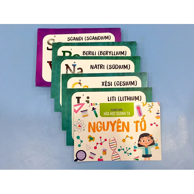 Sách Flash Card Hóa Học Quanh Ta - Nguyên Tố