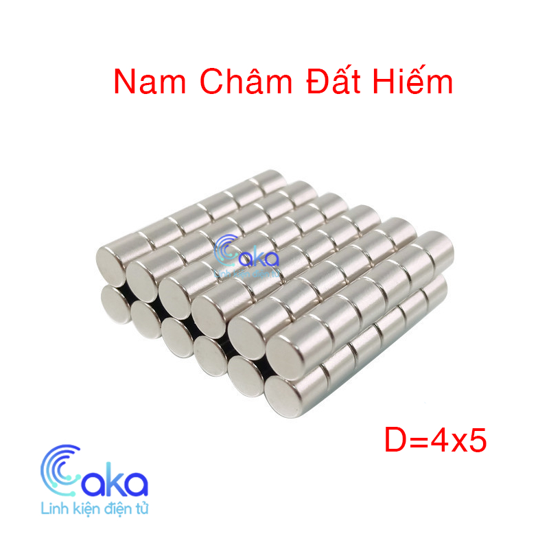 Nam châm tròn 4x5 5x5mm - nam châm vĩnh cửu