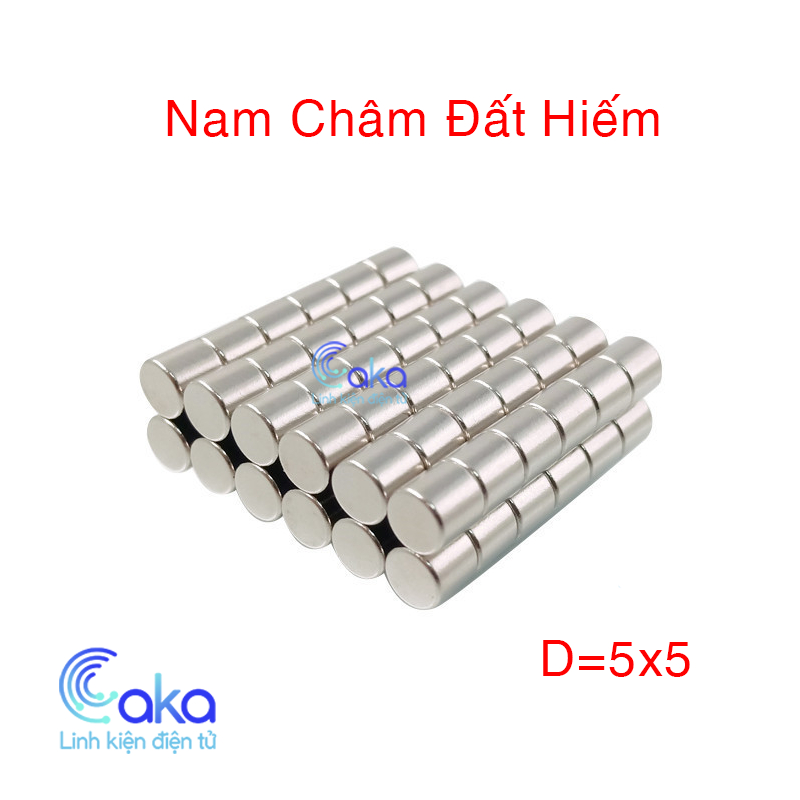 Nam châm tròn 4x5 5x5mm - nam châm vĩnh cửu