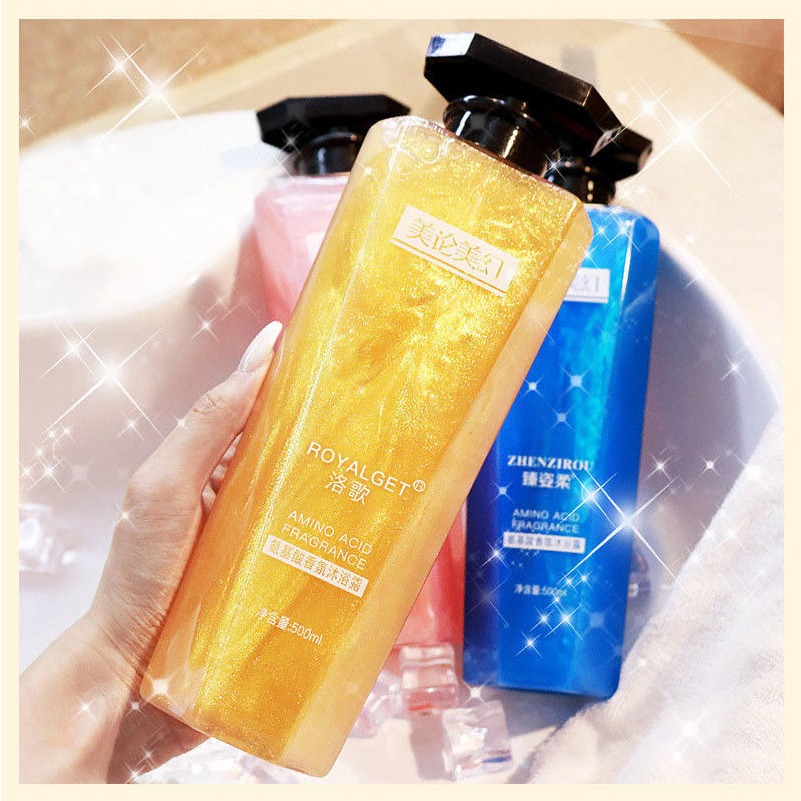 Sữa Tắm Thơm Body Royalget 500ml Dưỡng Ẩm Trắng Da, Sữa Tắm Hương Nước Hoa Thơm Lâu Nội Địa Trung Dưỡng Mịn Trắng Sáng.