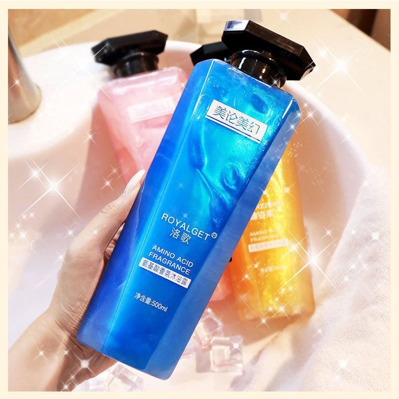 Sữa Tắm Thơm Body Royalget 500ml Dưỡng Ẩm Trắng Da, Sữa Tắm Hương Nước Hoa Thơm Lâu Nội Địa Trung Dưỡng Mịn Trắng Sáng.
