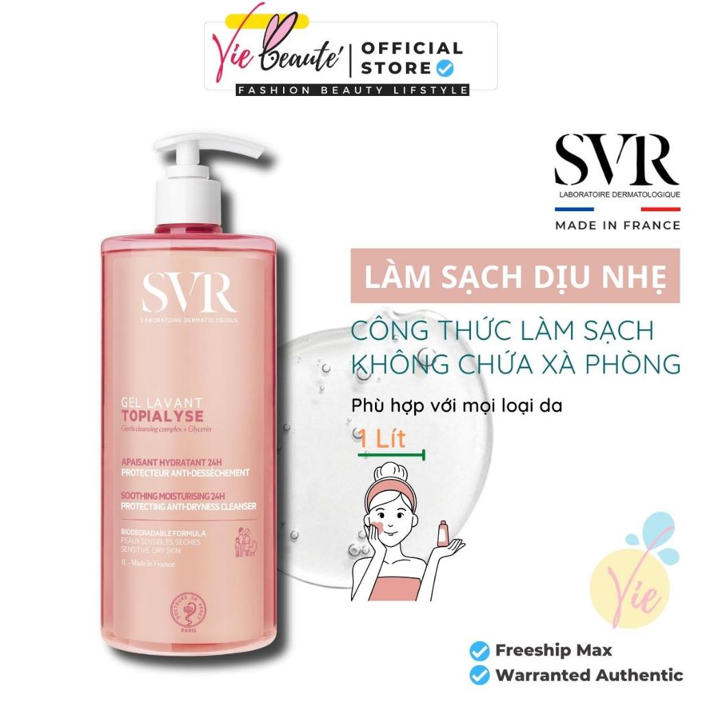 Gel Svr Topialyse Gel Lavant - Gel rửa mặt và tắm SVR Topialyse Dành Cho Da Khô Và Nhạy Cảm