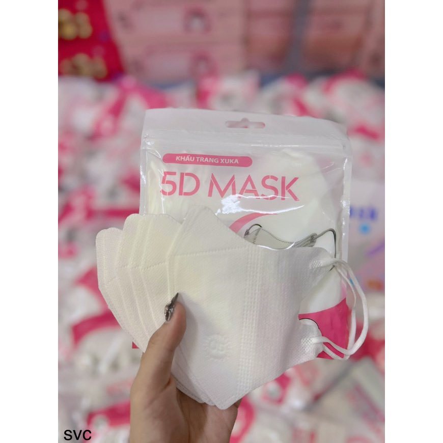 THÙNG 100 Khẩu trang y tế XUKA mềm mại mỏng thoáng màu trắng