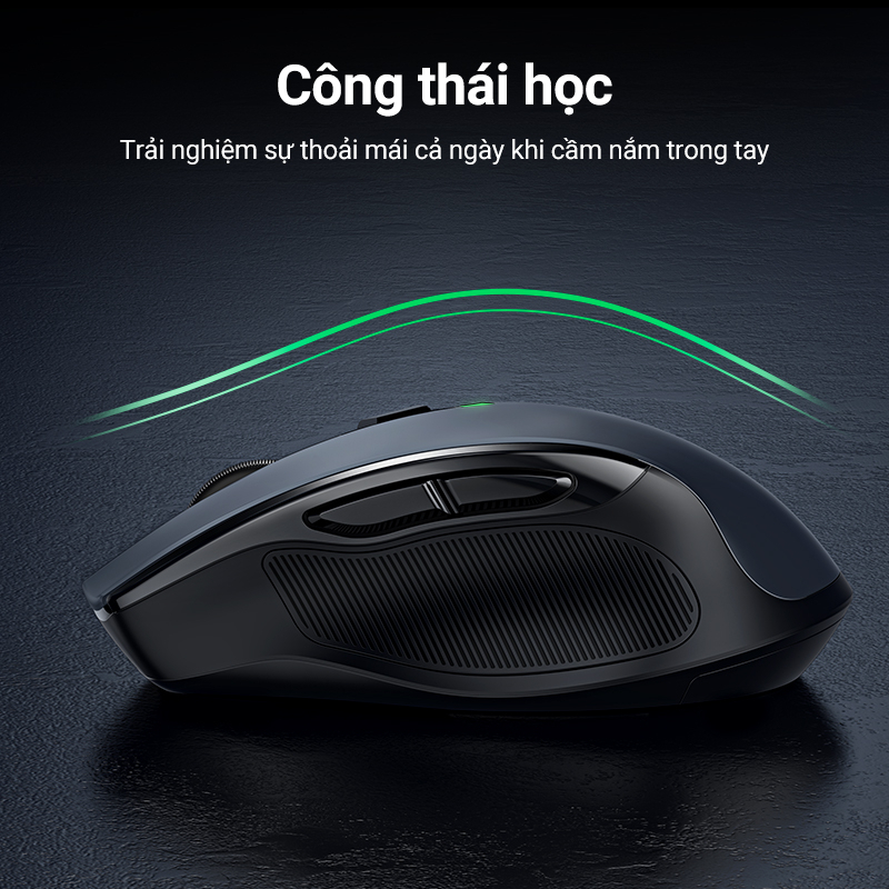 Chuột Không Dây Ugreen 15063 | Ultra Silent | Wireless 2.4GHz - Hàng Chính Hãng