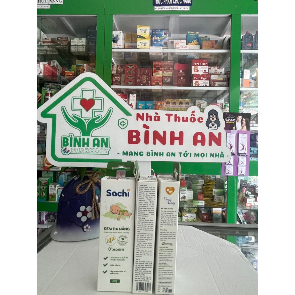 Kem đa năng Sachi giúp giảm ngứa, mẩn đỏ, côn trùng đốt, làm lành vết thương 20g - NT Bình An