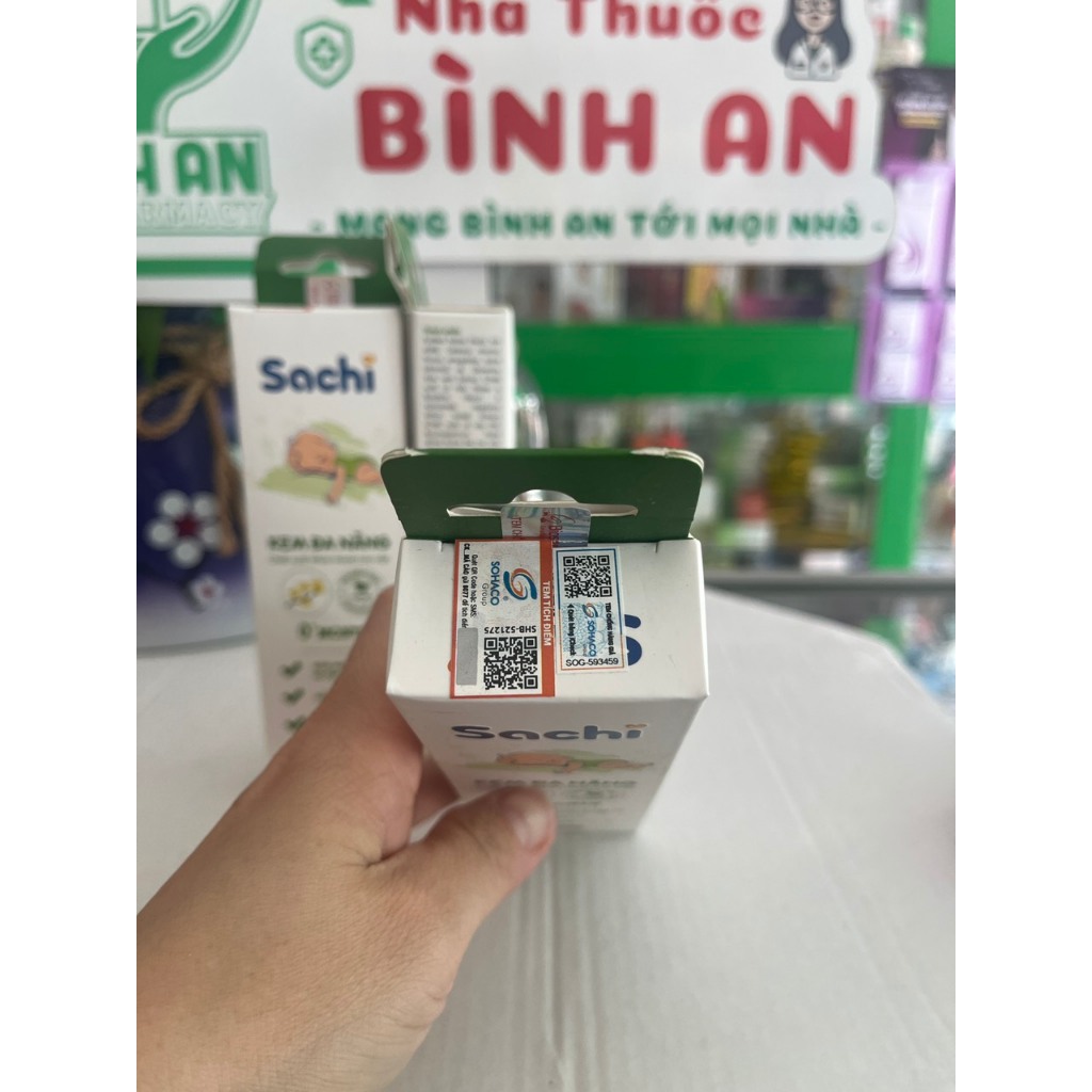 Kem đa năng Sachi giúp giảm ngứa, mẩn đỏ, côn trùng đốt, làm lành vết thương 20g - NT Bình An