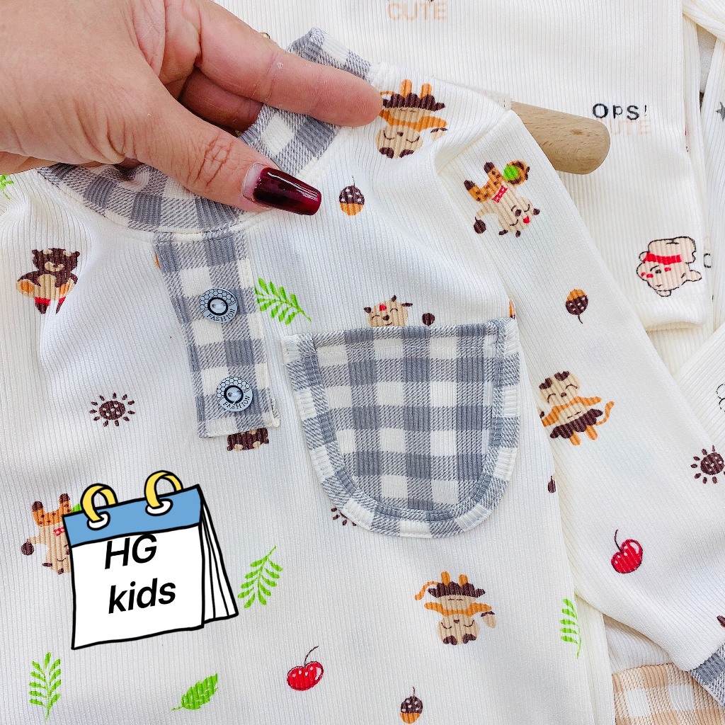 Đồ bộ bé trai, đồ bộ bé gái , bộ dài tay cho bé trai, bộ dài tay cho bé gái chất liệu tăm lạnh co gian 4 chiều 7-15kg