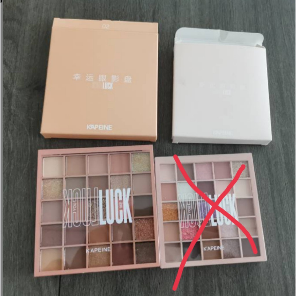 Bảng Phấn Mắt 25 Ô Màu K'APEINE Size Lớn Makeup Tông Cam Hồng Đào
