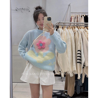 Áo len đính hoa 3305-junclothing