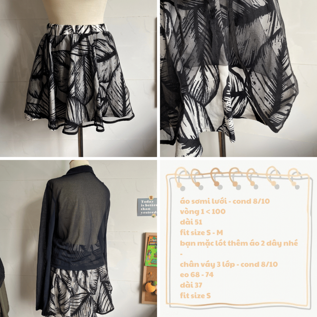 Váy đầm 2hand đồng giá vintage mori girl thrifting đồ si