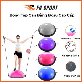 Bóng tập cân bằng bosu tập thể dục, yoga tại nhà cao cấp dc0003