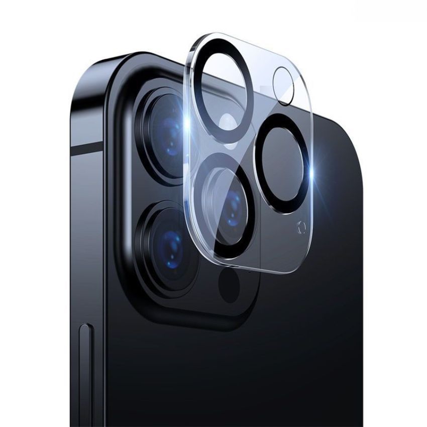 Cường lực bảo vệ camera Baseus Crystal Series HD Full-Frame Lens Protector for iP 15