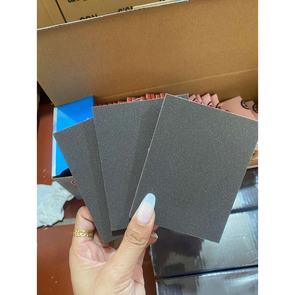 Nhám Xốp Máy Hạ Cam ♥️  ♥️ Nhám Xốp Cho Máy Đánh Bóng Hạ Cam 75x100mm