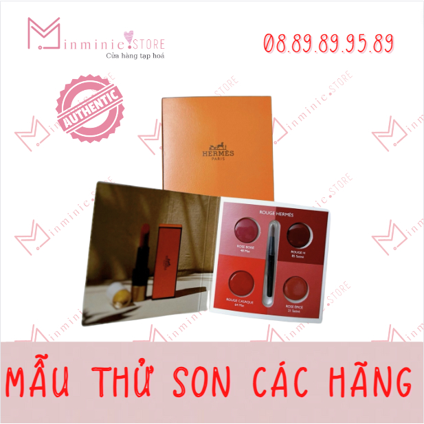 Mẫu thử son các hãng - Authentic 100%
