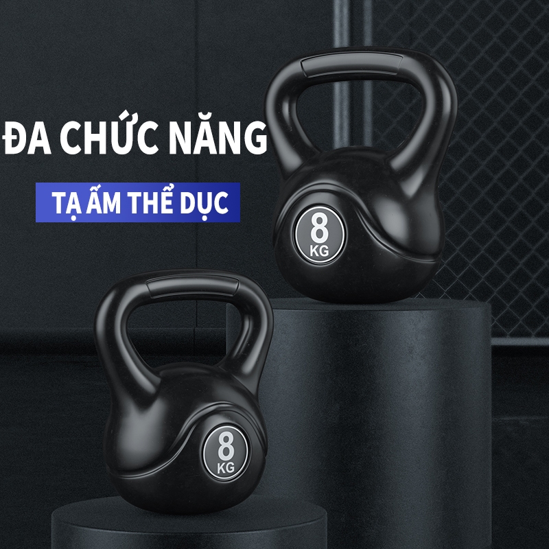 Tạ Bình Vôi,Tạ Ấm 10kg Bê Tông Bọc Nhựa PE Cao Cấp Đại Nam Sport