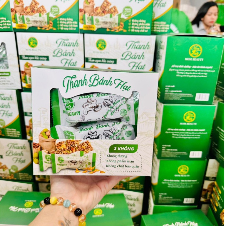 Thanh bánh gạo lứt chà bông ngũ cốc nguyên hạt ăn kiêng giảm cân người tiểu đường bà bầu ăn vặt 500gr