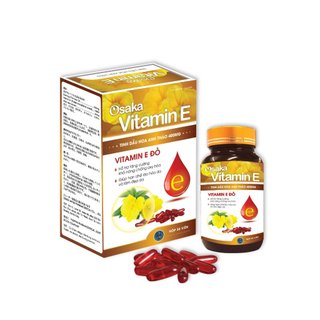  Osaka Vitamin E - Tinh dầu Hoa Anh Thảo - Tăng cường khả năng chống oxy hóa - Hạn chế lão hóa da và giúp da sáng mịn. 