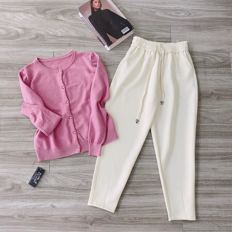 Quần baggy umi lạnh cạp chun siêu thích