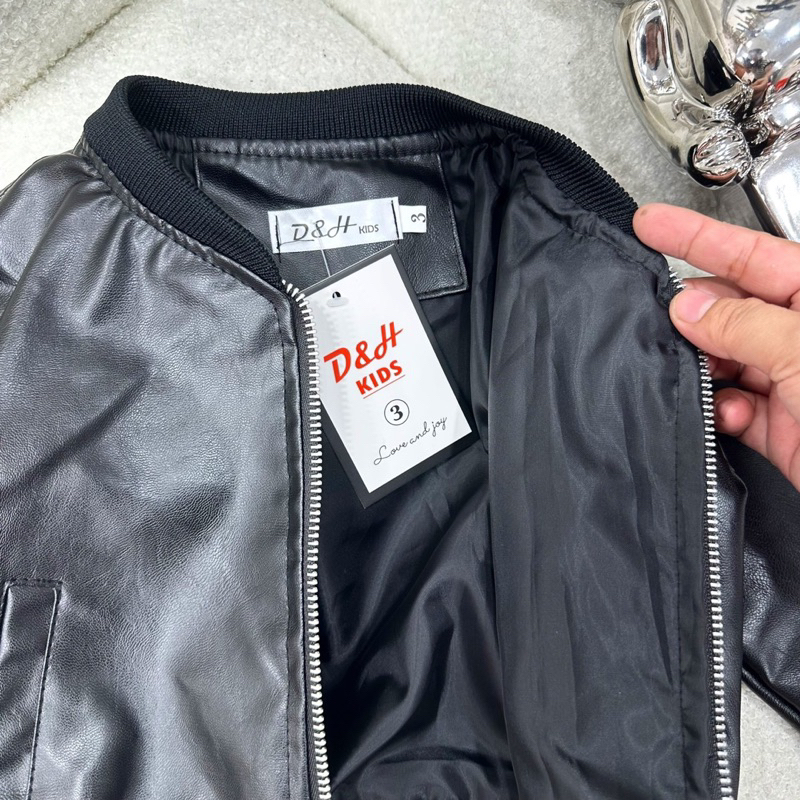 Áo khoác da cho bé trai,bé gái