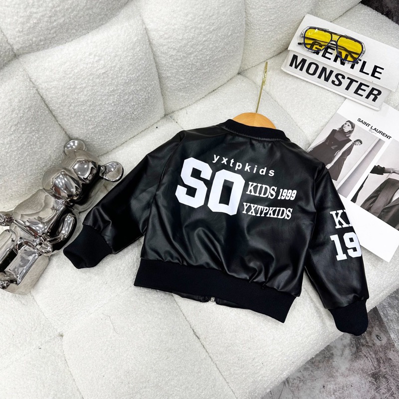 Áo khoác da cho bé trai,bé gái