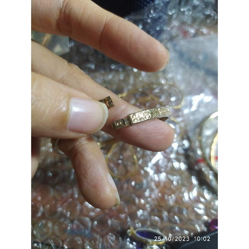 Vòng tay khắc 18k si Nhật