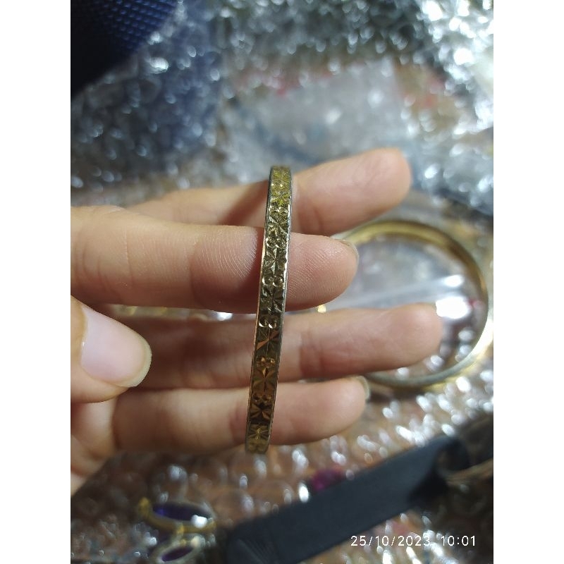 Vòng tay khắc 18k si Nhật