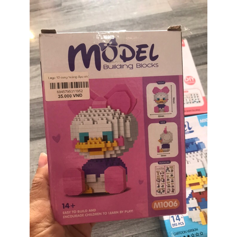 BỘ XẾP HÌNH LEGO 3D NHÂN VẬT PHIM HOẠT HÌNH