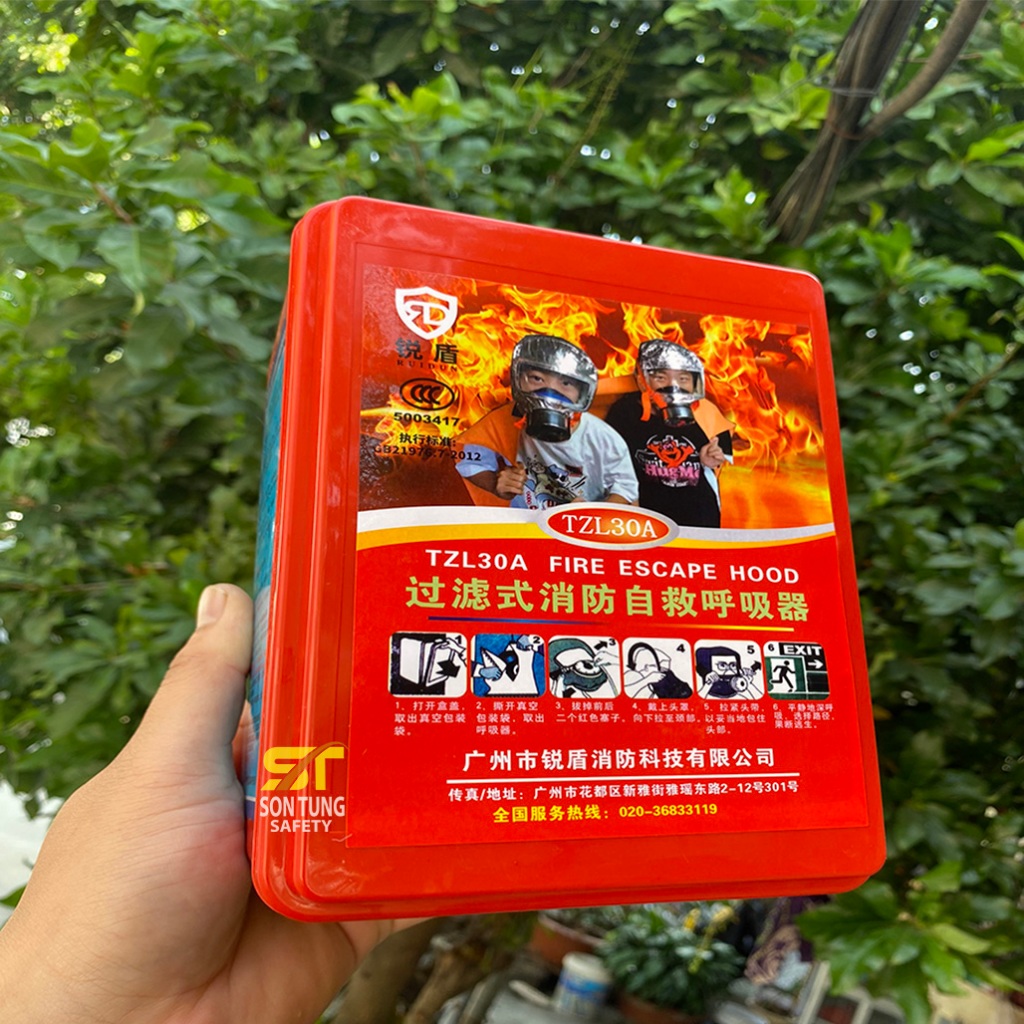 Mặt nạ chống khói độc, Mặt nạ thoát hiểm, phòng ngạt khói