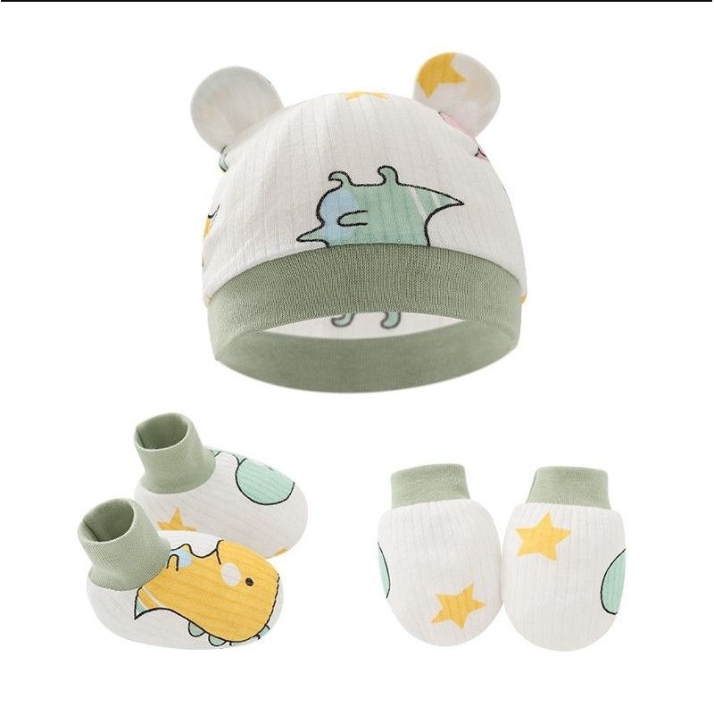 Sét Mũ, Bao Tay, Bao Chân - Đầy Đủ Mũ, Bao Tay, Chân Cho Bé