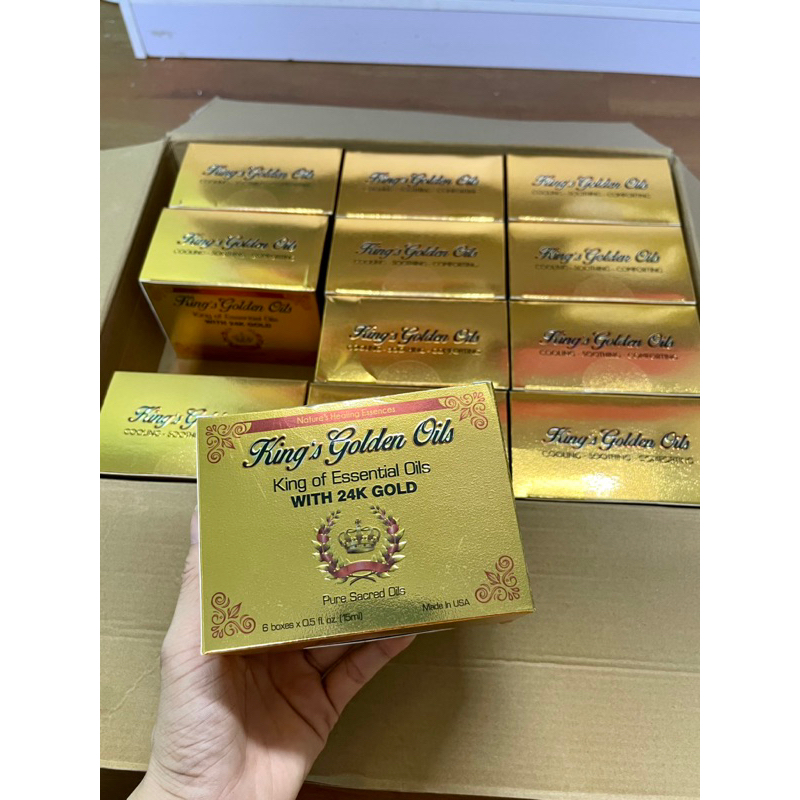 DATE 10.2027 Dầu Kings Golden oil - dầu vàng thiên tuế của Mỹ