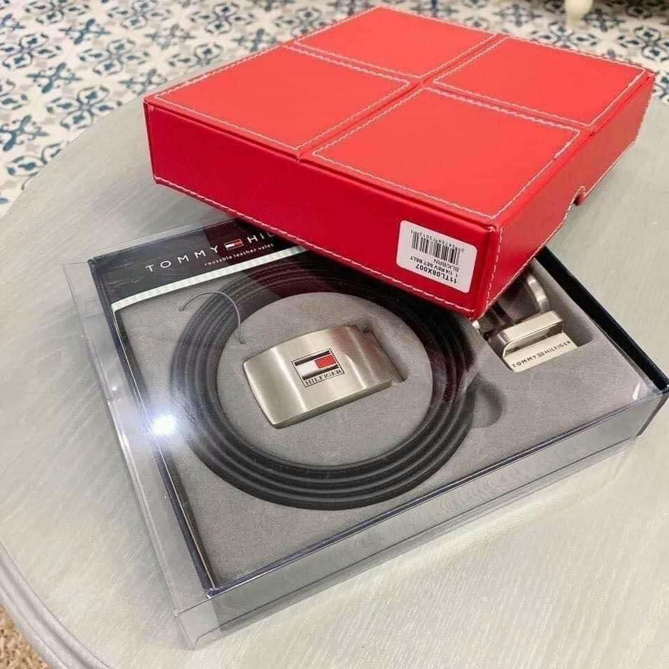 SÉT DÂY THẮT LƯNG NAM TOMMY HILFIGE - 2 ĐẦU THAY