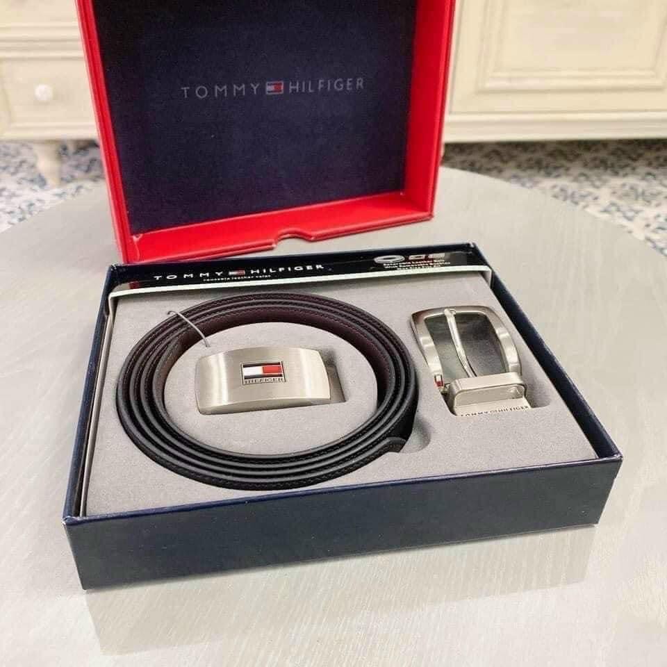 SÉT DÂY THẮT LƯNG NAM TOMMY HILFIGE - 2 ĐẦU THAY