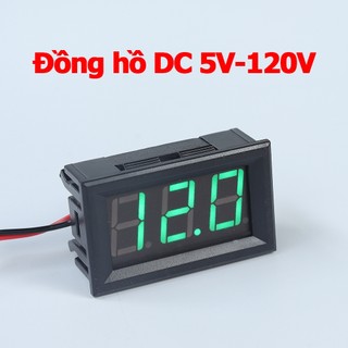 Đồng hồ đo điện áp dc một chiều 5v - 120v
