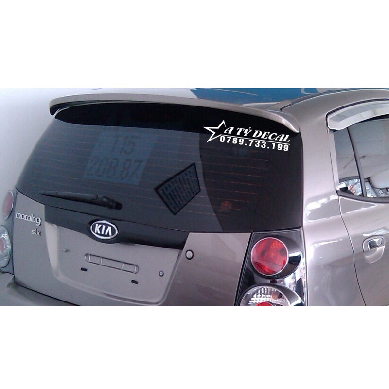 Chữ tên số điện thoại decal dán xe hơi