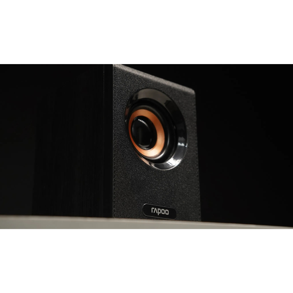 Loa vi tính Rapoo A80 6W Stereo 2.0 | Nguồn USB 5.0V , Kết nối Jack 3.5mm - Hàng Chính Hãng