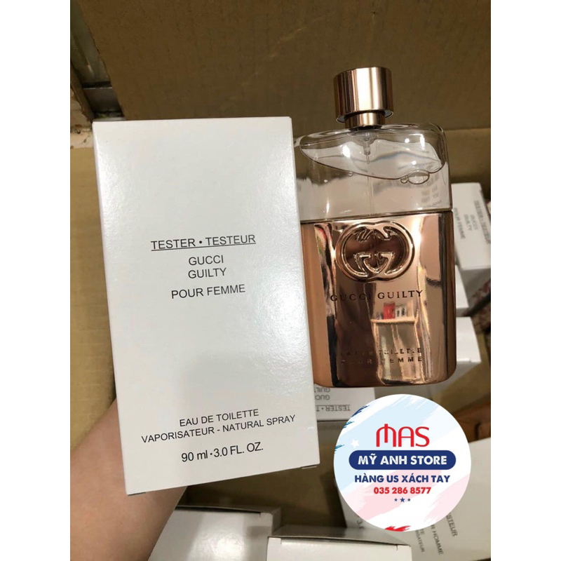 Nước hoa chính hãng Tester Gucci Guilty 𝐏𝐨𝐮𝐫 𝐅𝐞𝐦𝐦𝐞 EDT 90ml