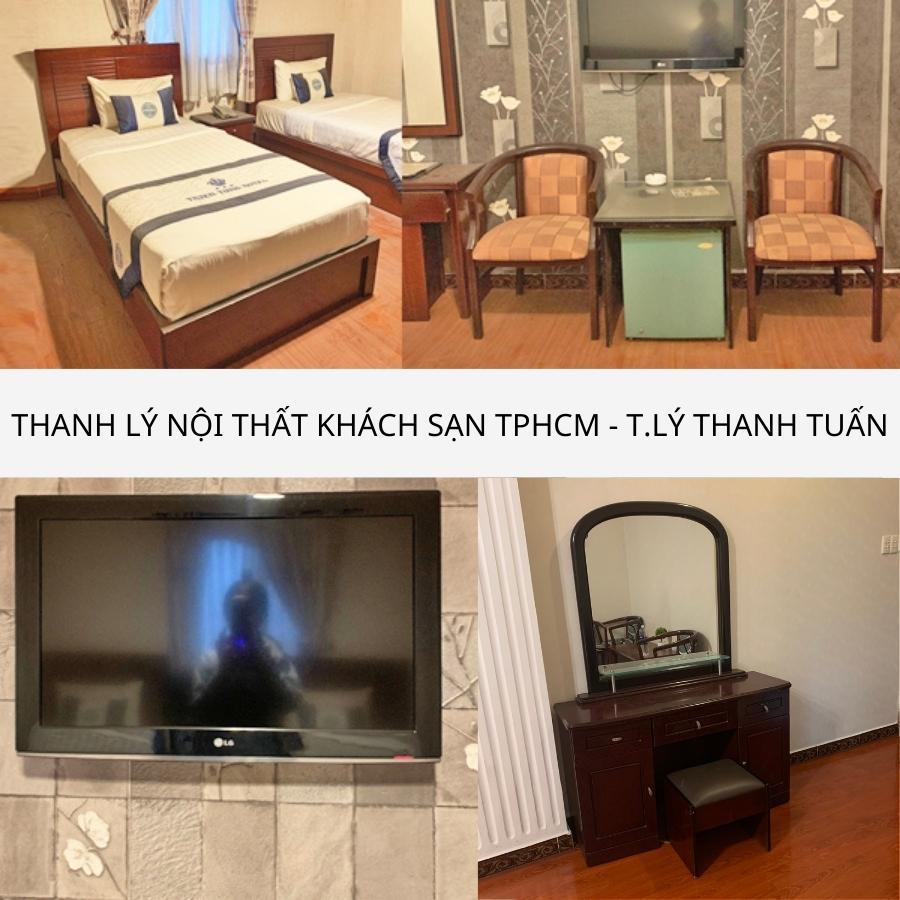 [Thanh lý] Nội thất khách sạn 80 bộ phòng ngủ, phòng khách gồm bàn ghế, giường, tủ - trọn bộ giá rẻ 30%