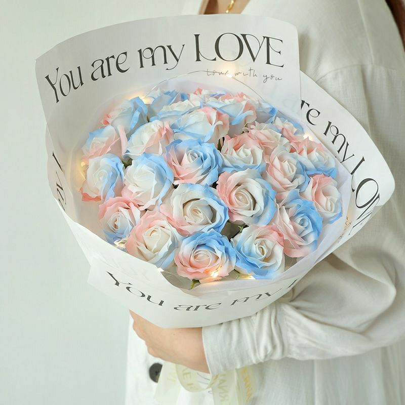 20 tờ Giấy gói hoa chữ You are my love cao cấp  30cm x45cm