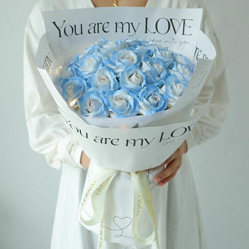 20 tờ Giấy gói hoa chữ You are my love cao cấp  30cm x45cm