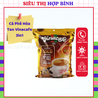 Cà phê hòa tan vinacafe 3in1 gold original 1 bich gồm 24 gói x 20g