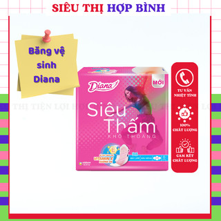 Băng vệ sinh Diana siêu thấm gói 8 miếng maxi, siêu mỏng
