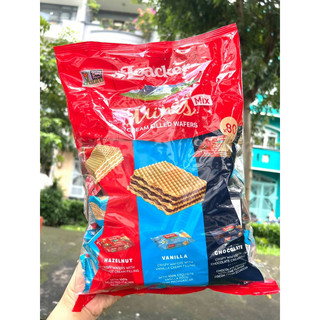 Bánh xốp nhân kem loacker minis mix 3 vị 80 gói x 10gr.800gram