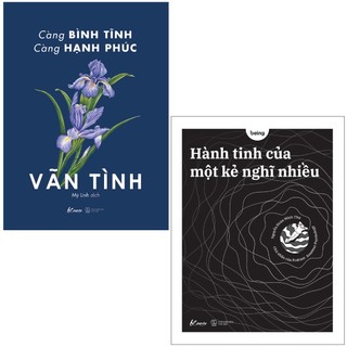 Sách - combo càng bình tĩnh càng hạnh phúc + hành tinh của một kẻ nghĩ nhiều