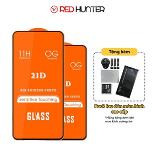 Kính cường lực 21D full màn ip RED HUNTER