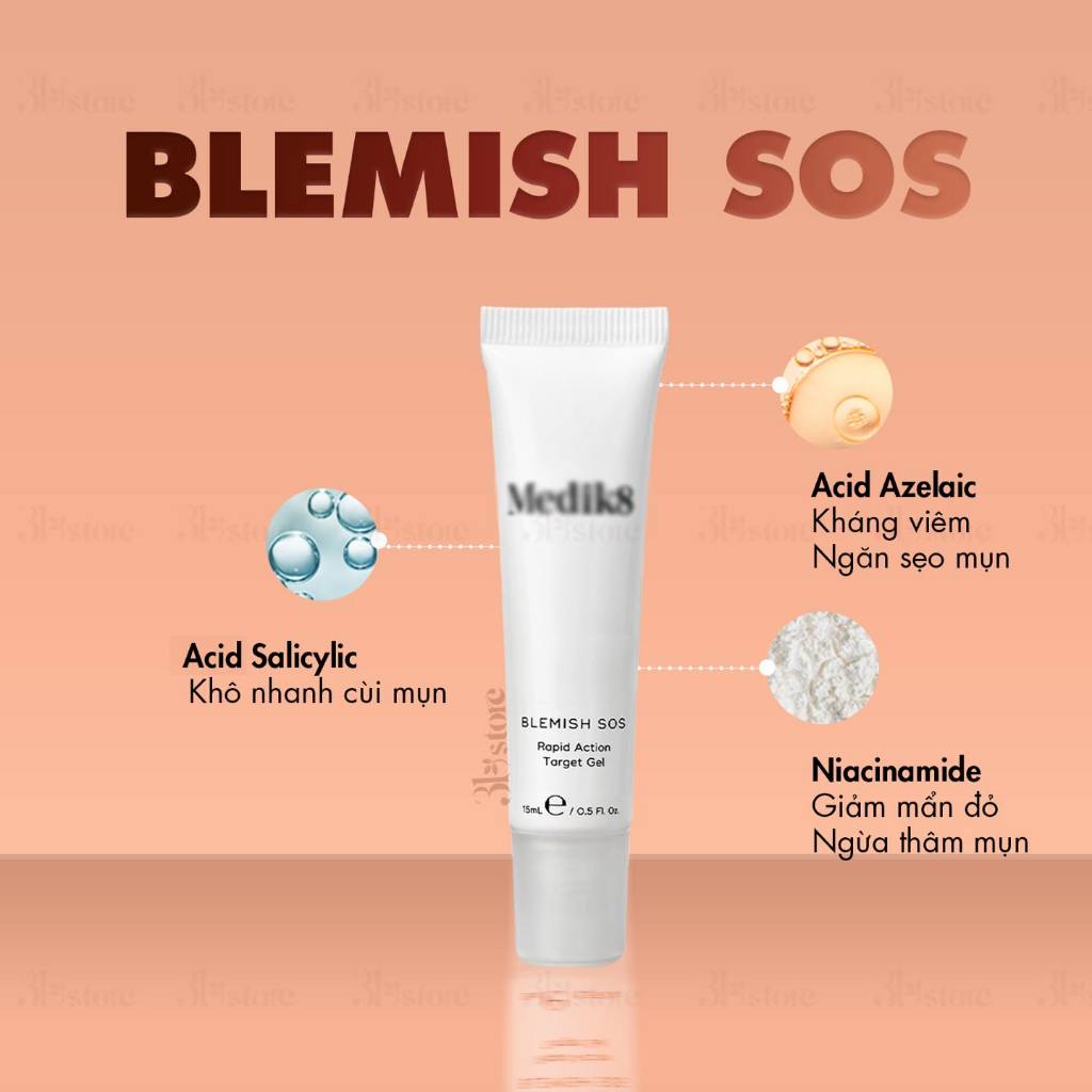 Kem Medik8 Blemish SOS 15ml