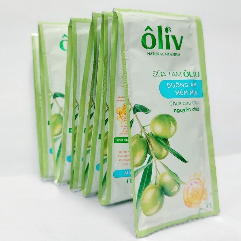 Sữa tắm ôliu Ôliv dưỡng ẩm mềm mịn 5.8ml x 12goi