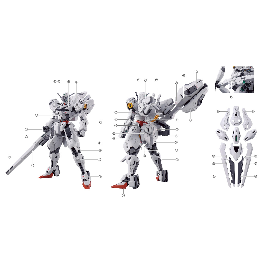 DECAL NƯỚC PHẢN QUANG CHO MÔ HÌNH HG 1/144 CALIBARN TWFM