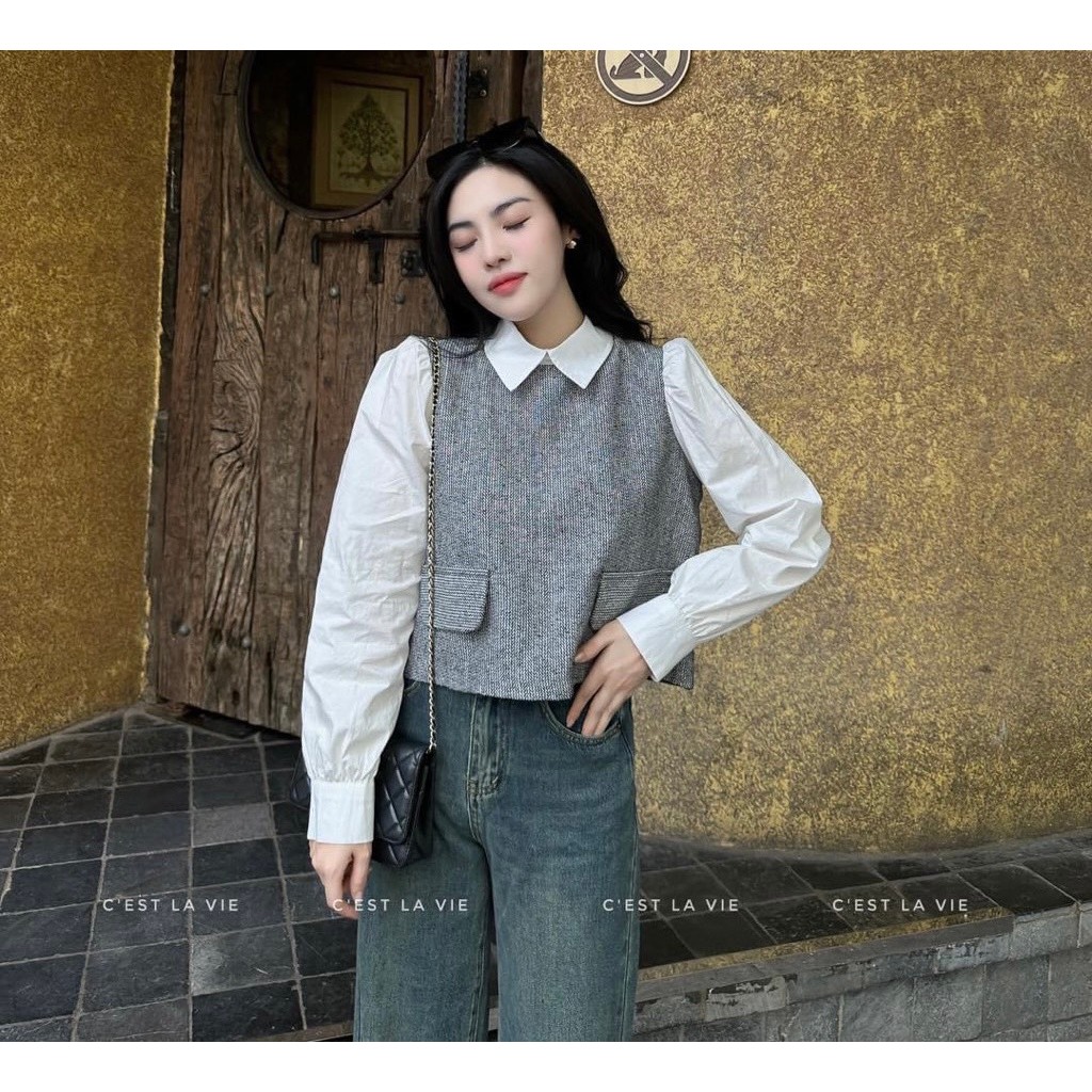 Soa sơ mi phối dạ