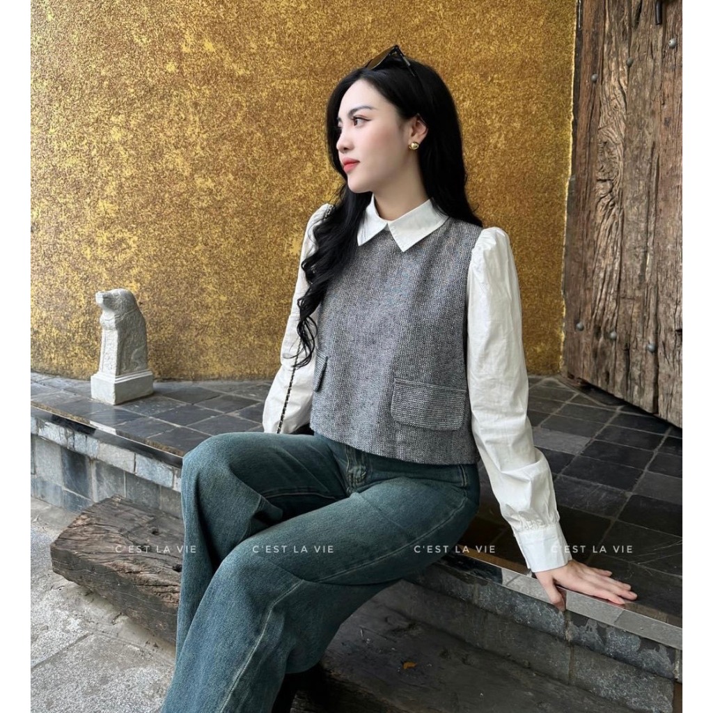 Soa sơ mi phối dạ