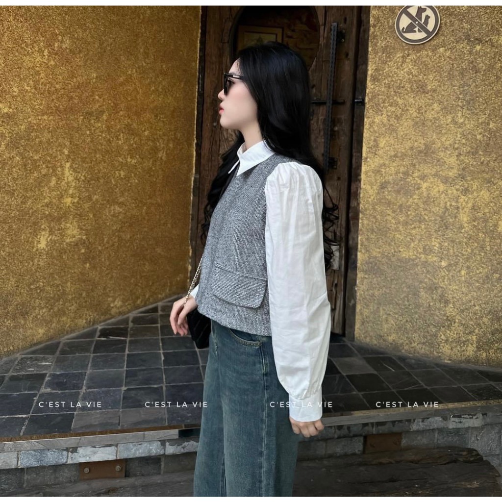 Soa sơ mi phối dạ